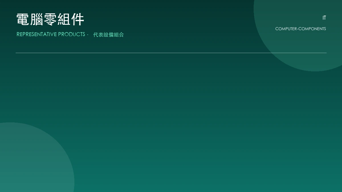 電腦零組件代表畫面