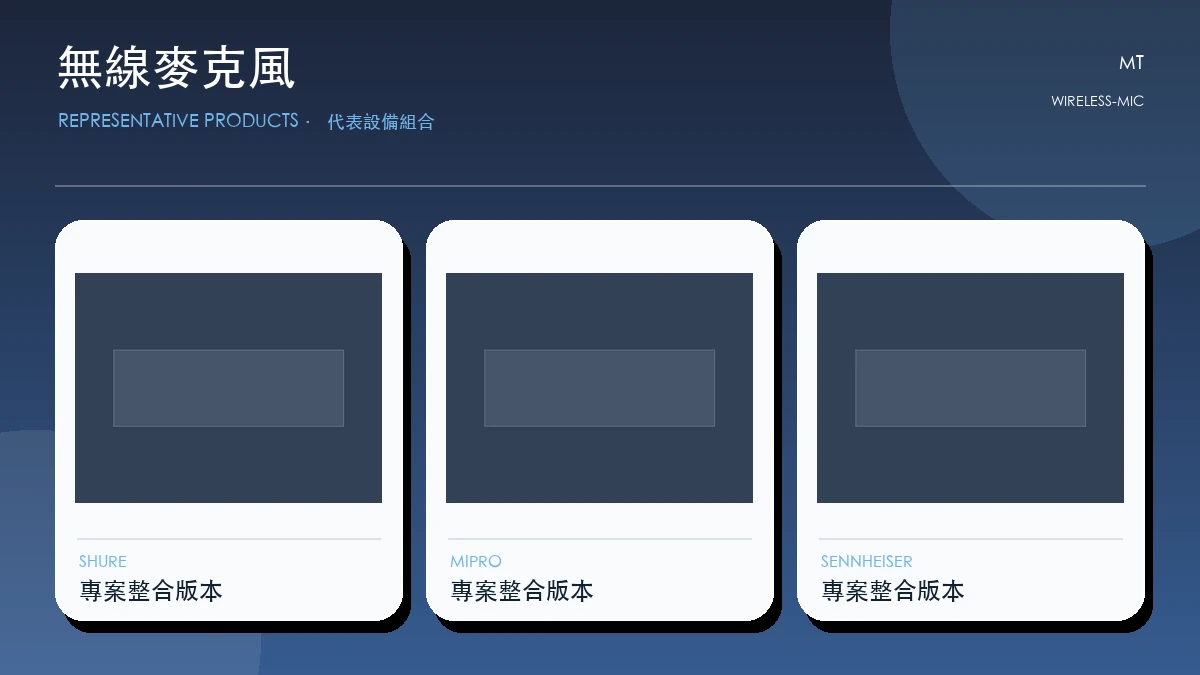 無線麥克風代表畫面