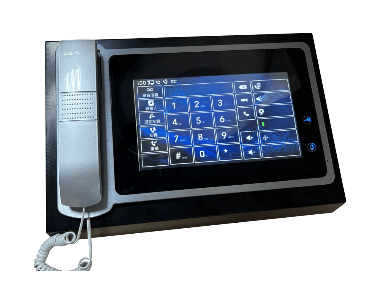 AVA AVA-670 中控管理台對講機架構示意