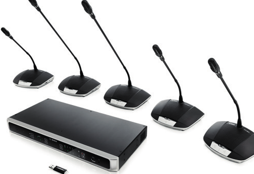 BOSCH CCS D CCS 1000 D Digital Discussion System 會議系統設備架構示意