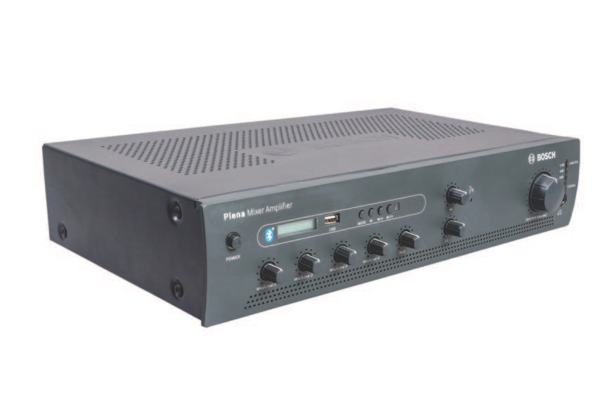 BOSCH PLE-1ME120-3IN Plena 混音擴大機架構示意