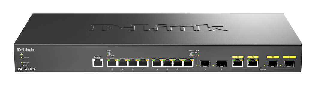 D-Link DXS-1210-12TC 網管交換器（：）架構示意