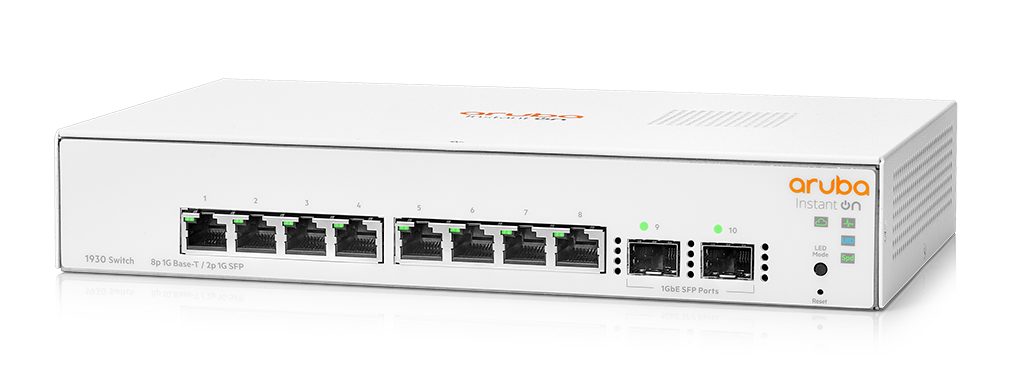 HPE Aruba JL680A HPE Networking Instant On 1930 8G 2SFP Switch 網管交換器架構示意