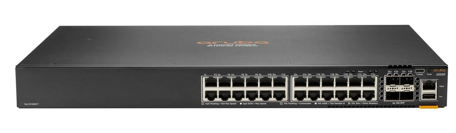 HPE Aruba JL724A Networking CX 6200F 24G 4SFP+ Switch 網管交換器架構示意
