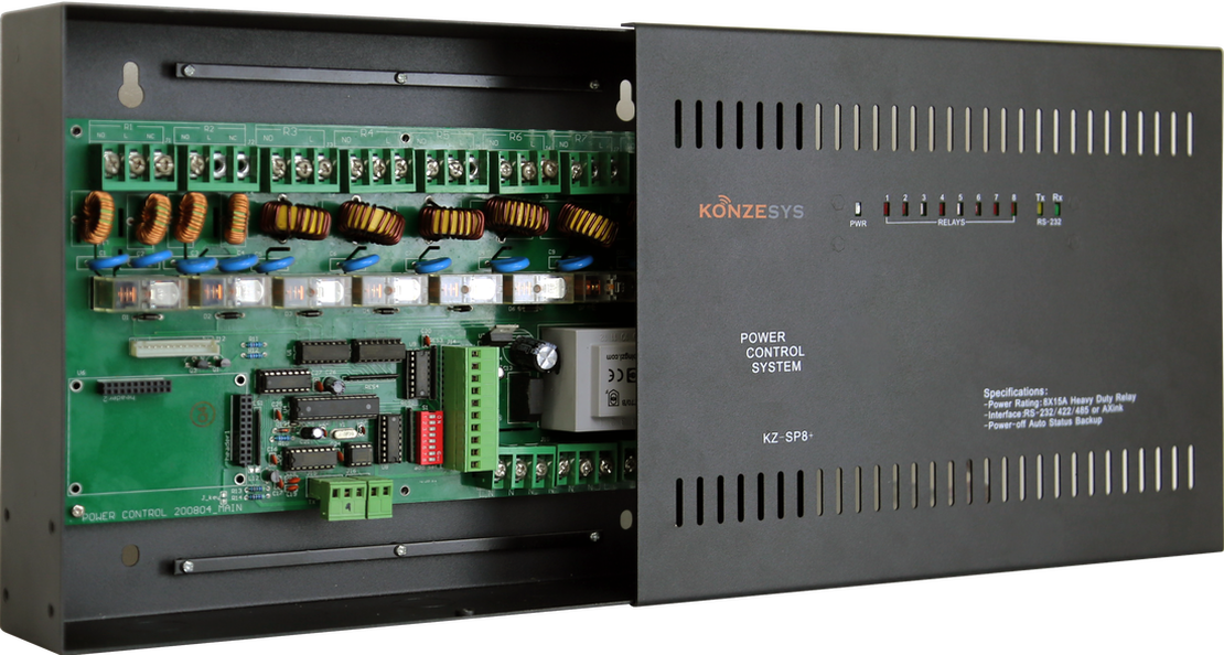 Konzesys/控智 KZ-SP8 可編程強電控制系統架構示意