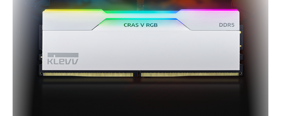 KLEVV KD5AGUA80-60A300J CRAS V RGB 32GB（16GB×2）DDR5-6000 Brilliant White 電腦零組件架構示意