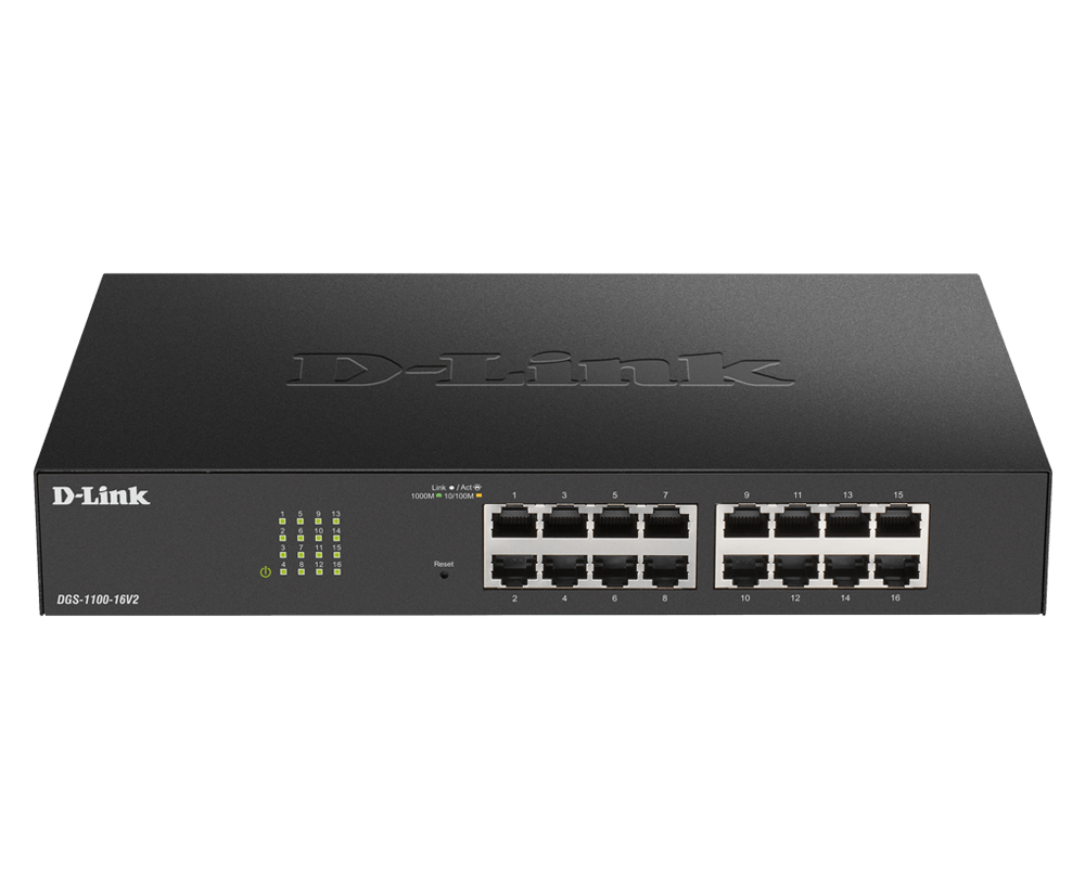D-Link DGS-1100-16V2 16埠 Gigabit Easy Smart簡易智慧網管交換器 網管交換器（：）架構示意