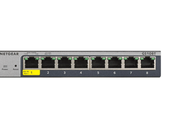 NETGEAR GS108T 8 埠智慧型管理交換器架構示意