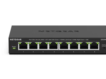 NETGEAR GS308E 網管交換器（：）架構示意