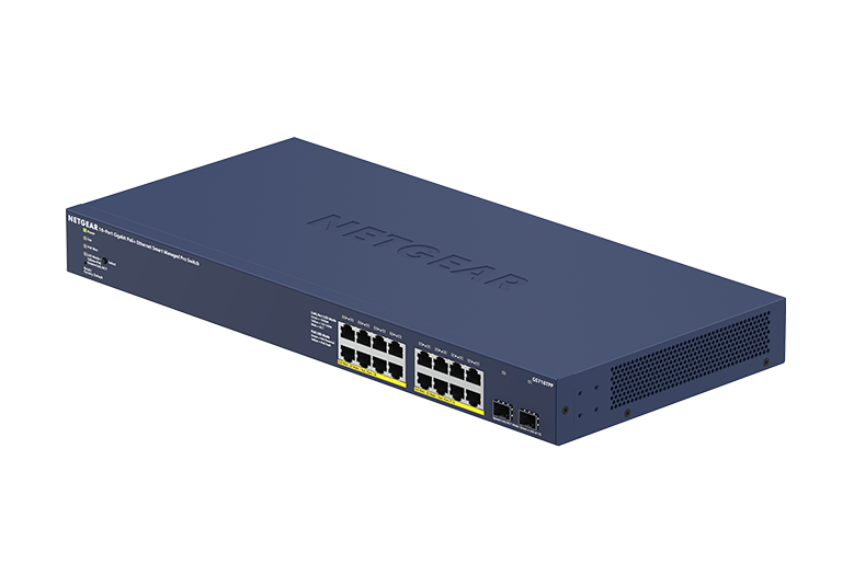 NETGEAR GS716TP 產品圖（圖片來源：原廠）