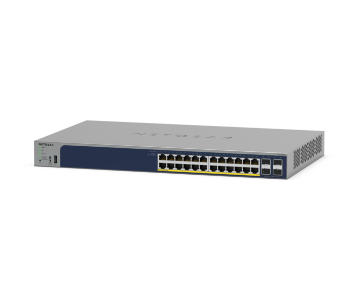 NETGEAR GS728TPP 產品圖（圖片來源：原廠）