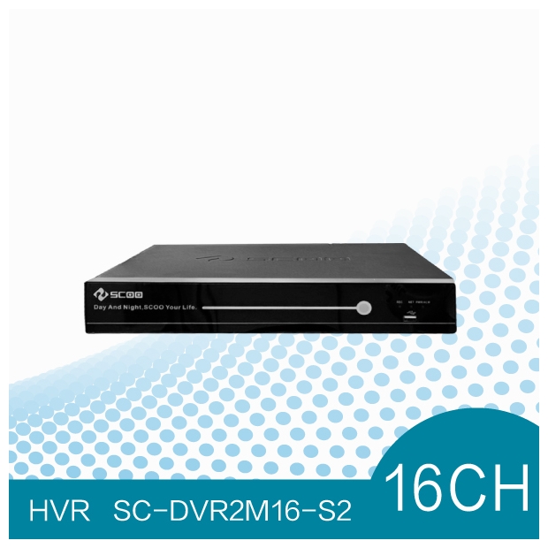 SCOO SC-DVR2M16-S2 16路數位錄影主機架構示意