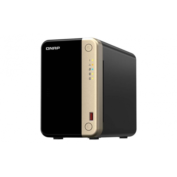 QNAP TS-264-8G 2 Bay NAS主機，內建8CH QVR License + 1CH Face架構示意