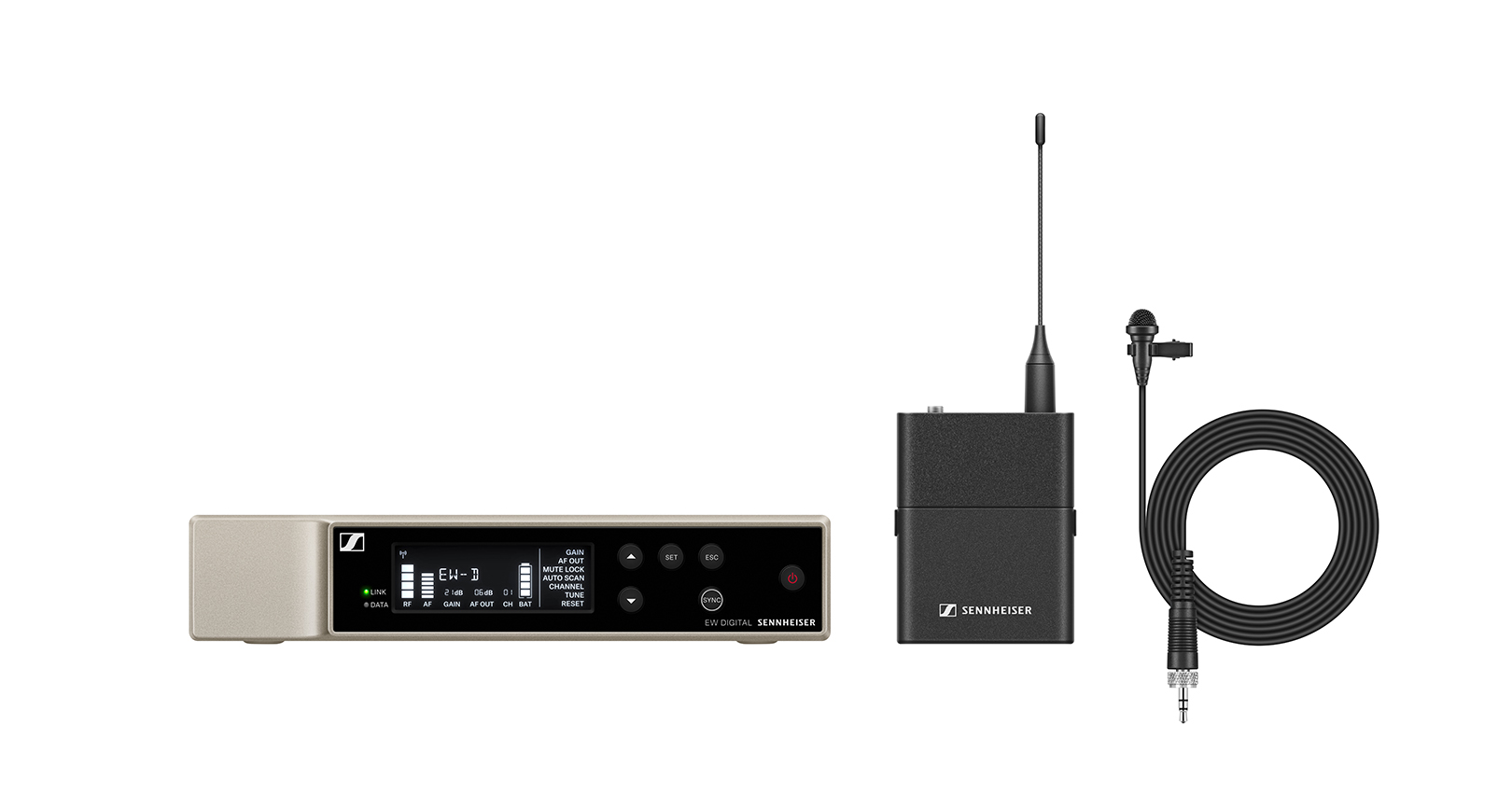 Sennheiser EW-D ME2 SET (S1-7) 無線麥克風（：）架構示意