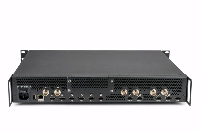 Barco PDS-4K SDI 影音處理設備架構示意
