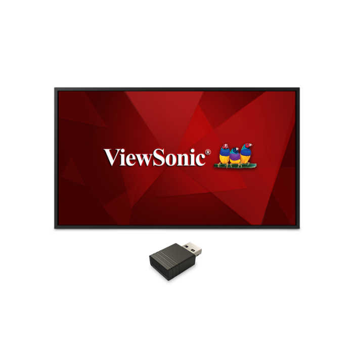 ViewSonic CDE5520 55 吋商用顯示器架構示意