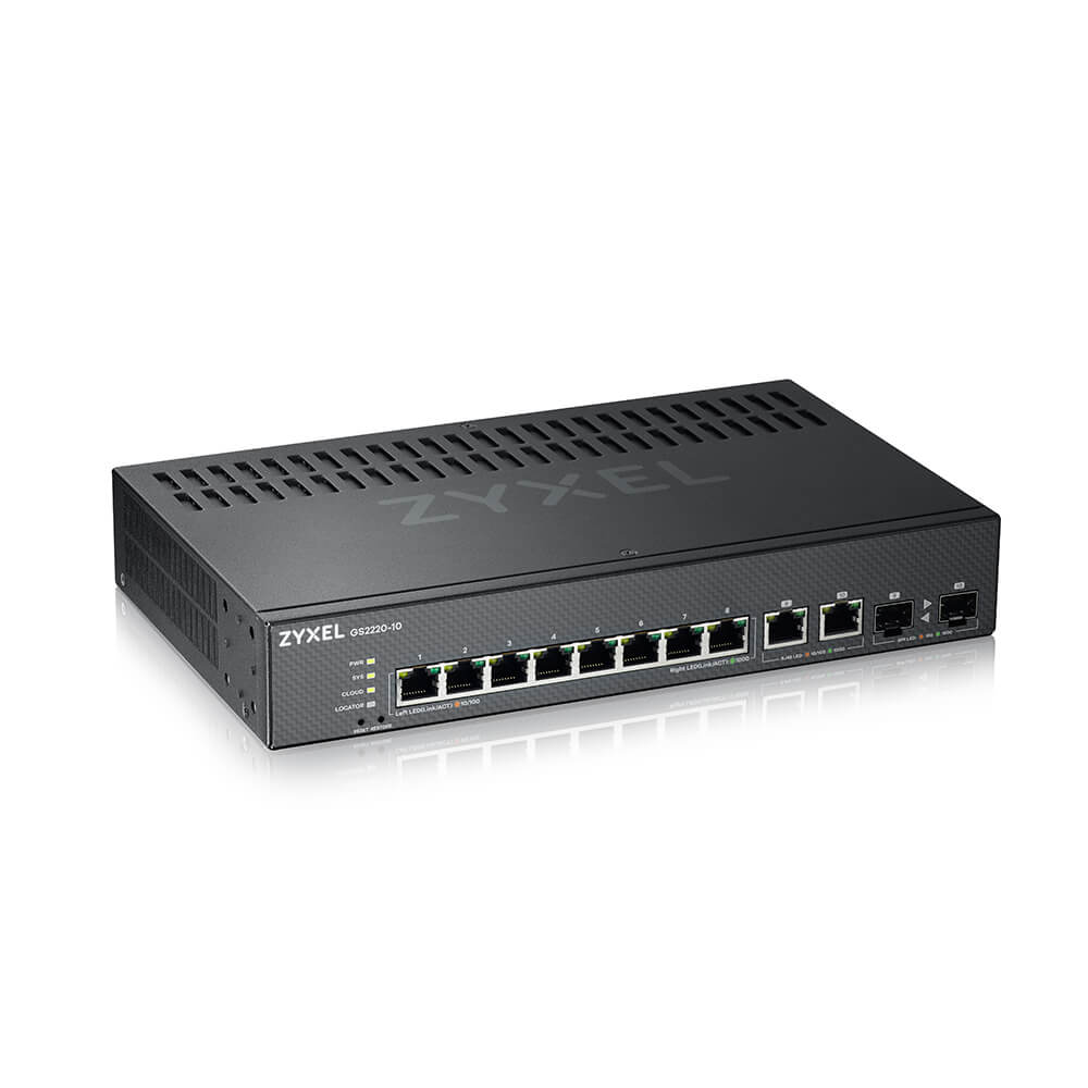 Zyxel GS2220-10 網管交換器（：）架構示意